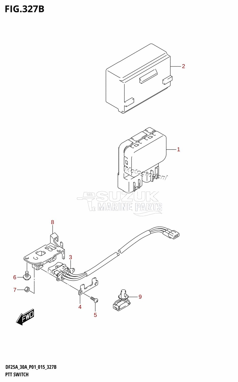 PTT SWITCH (DF25ATH:P01)