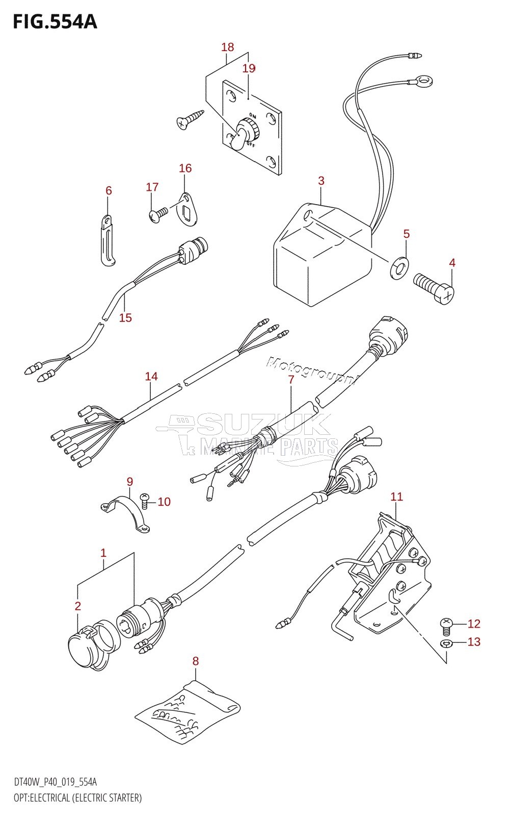 OPT:ELECTRICAL (ELECTRIC STARTER) (DT40W:E-STARTER)