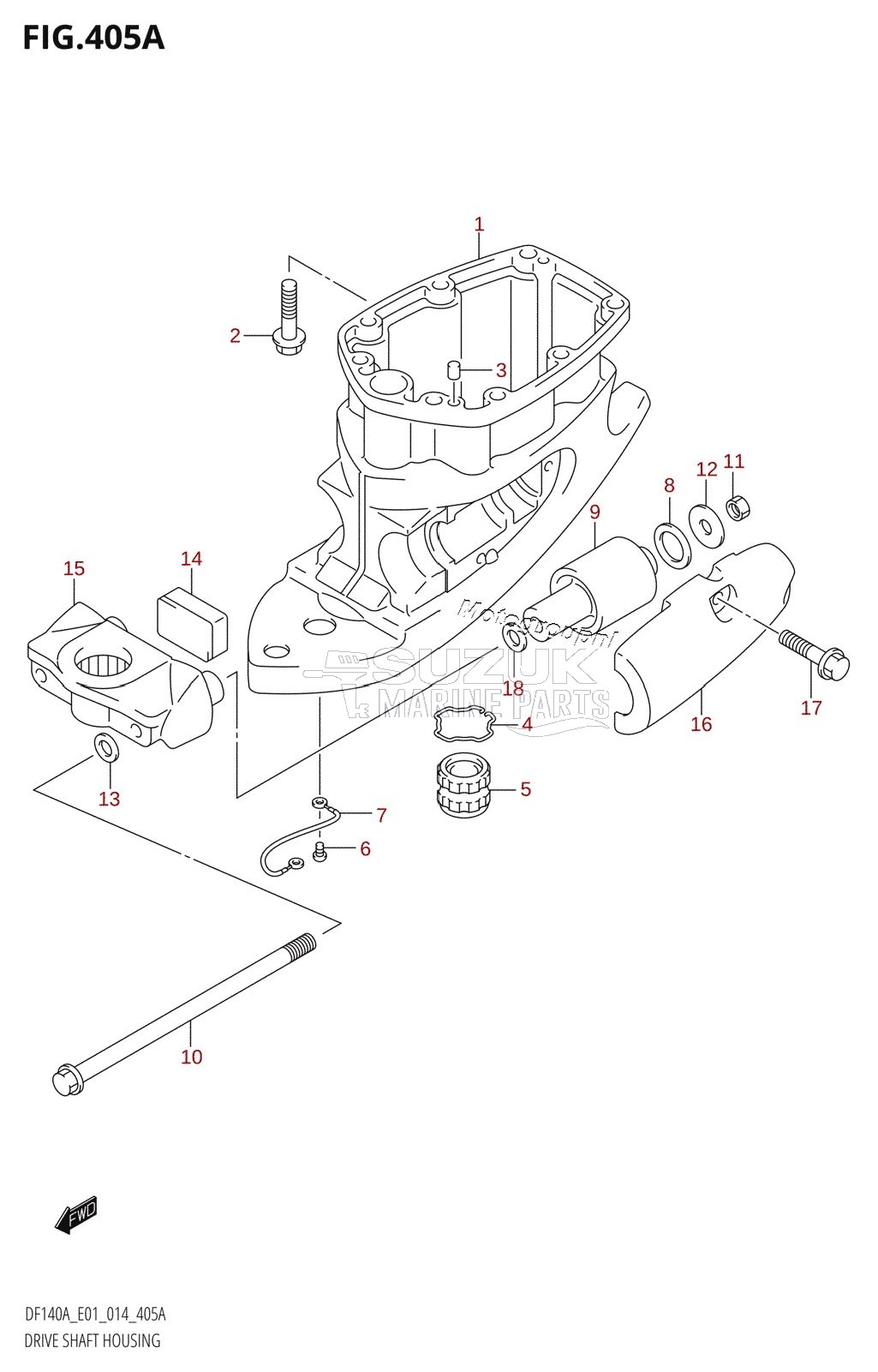 DRIVE SHAFT HOUSING