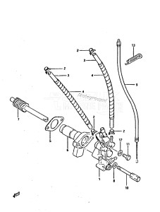 DT60 From 06001-401001 ()  1984 drawing OIL PUMP