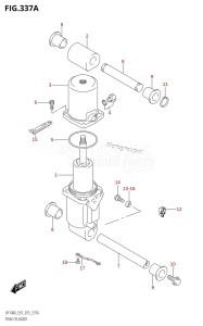 DF100A From 10003F-510001 (E01)  2015 drawing TRIM CYLINDER (DF100AT:E01)