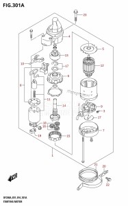 DF200AZ From 20003Z-610001 (E03)  2016 drawing STARTING MOTOR