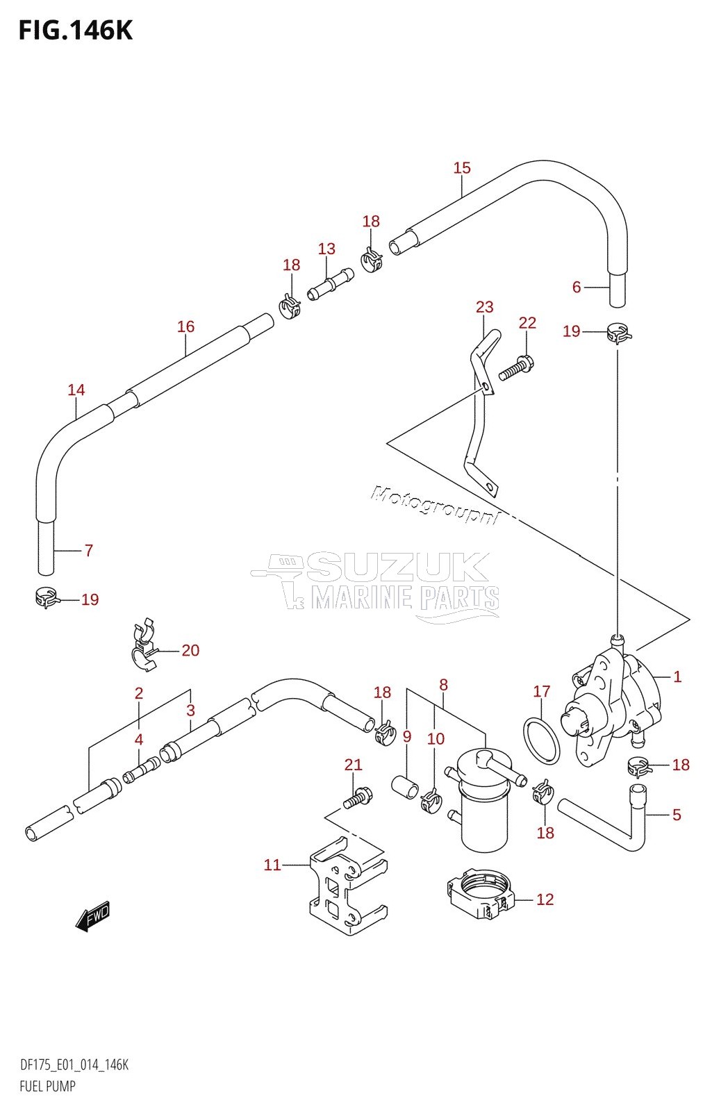 FUEL PUMP (DF175T:E40)