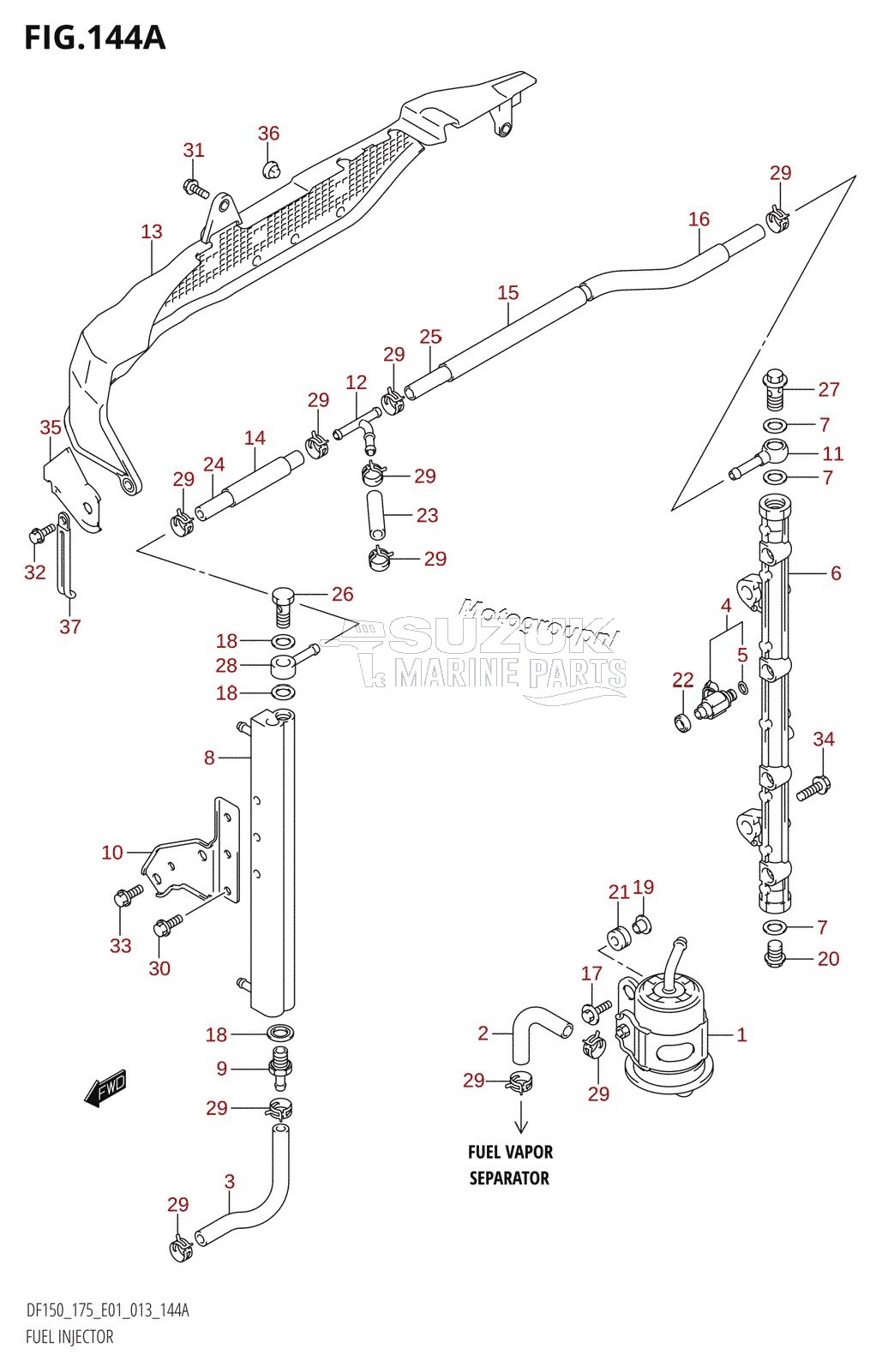 FUEL INJECTOR (DF150T:E01)