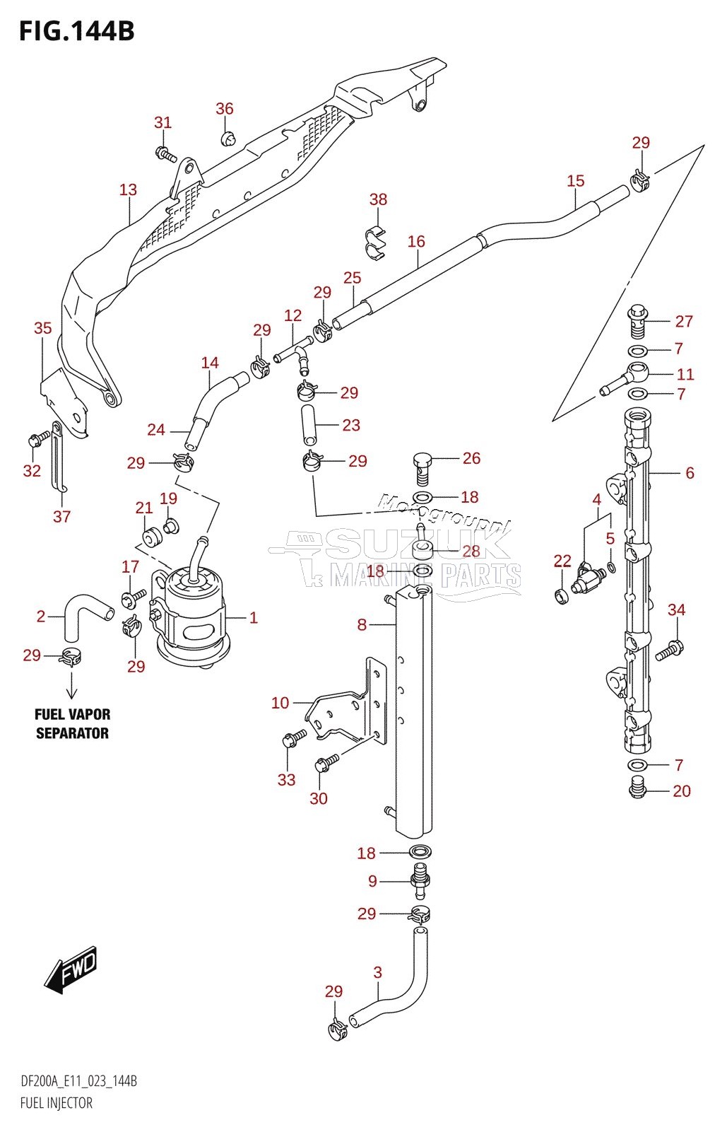 FUEL INJECTOR (E40)