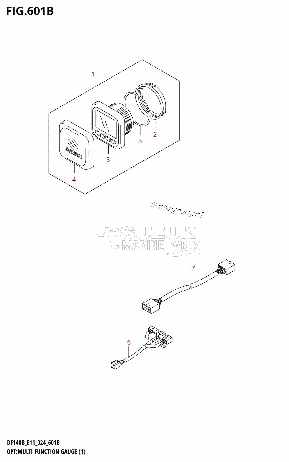 OPT:MULTI FUNCTION GAUGE (1) (E11,E01,E03)