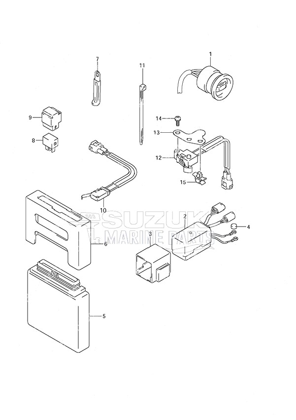 PTT Switch/Engine Control Unit