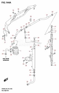 DF200Z From 20002Z-810001 (E01 E40)  2018 drawing FUEL INJECTOR (E01)