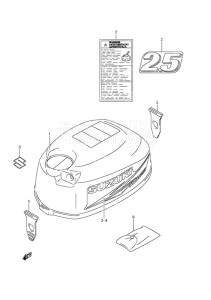 DF 2.5 drawing Engine Cover