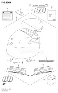 DF90A From 09003F-410001 (E03)  2014 drawing ENGINE COVER (DF80A:E03)