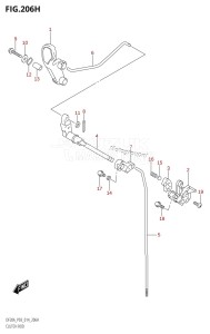 DF20A From 02002F-410001 (P03)  2014 drawing CLUTCH ROD (DF20A:P03)