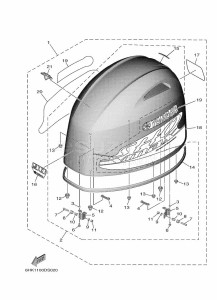 F90D drawing FAIRING-UPPER