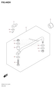 DF80A From 08002F-510001 (E01 E40)  2015 drawing DRAG LINK (DF90A:E40)