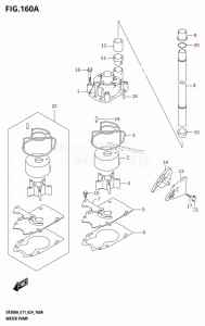 DF250ATSS From 25001N-440001 (E03)  2024 drawing WATER PUMP ((DF300A,DF250A):E11)