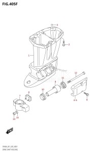 DF40A From 04003F-040001 (E01)  2020 drawing DRIVE SHAFT HOUSING (DF60ATH:E01)