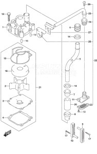 DF 140A drawing Water Pump