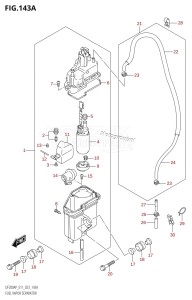 DF200AP From 20003P-340001 (E11 E40)  2023 drawing FUEL VAPOR SEPARATOR (E01,E03,E11)