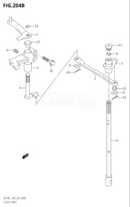 14001Z-371001 (2003) 140hp E01-Gen. Export 1 (DF140ZK3) DF140 drawing CLUTCH SHAFT (K3,K4,K5,K6)