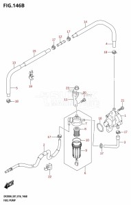 DF200AZ From 20003Z-610001 (E03)  2016 drawing FUEL PUMP (DF200AT:E40)