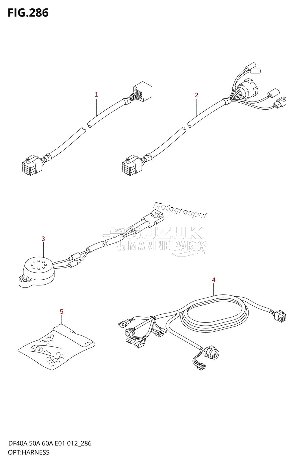 OPT:HARNESS (DF40A E01)