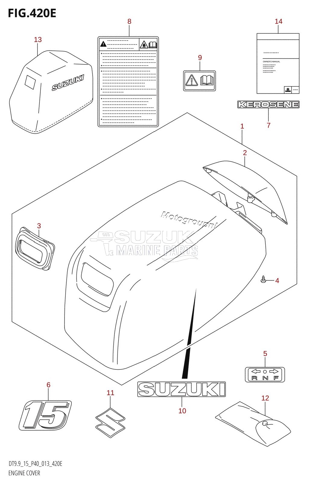 ENGINE COVER (DT15K:P36)