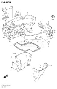 22503F-510001 (2005) 225hp E03-USA (DF225T  DF225Z) DF225T drawing SIDE COVER (DF250ST:E03:L-TRANSOM)