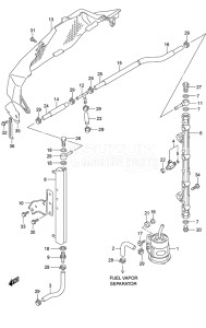 Outboard DF 150 drawing Fuel Injector (Model: TG/ZG)