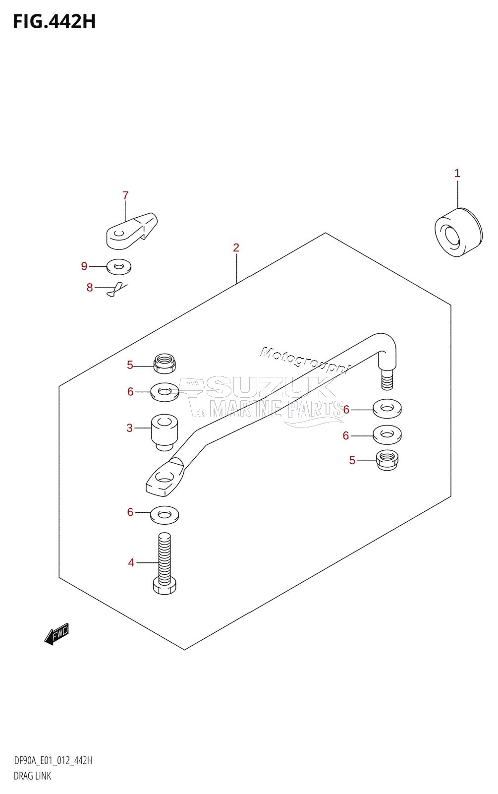 DRAG LINK (DF90A:E40)