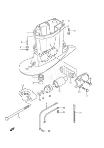 DF 150 drawing Drive Shaft Housing