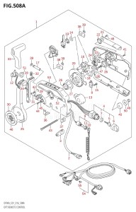 08002F-610001 (2016) 80hp E01 E40-Gen. Export 1 - Costa Rica (DF80A) DF80A drawing OPT:REMOTE CONTROL (DF70A:E01)