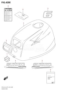 DF5A From 00503F-040001 (P01)  2020 drawing ENGINE COVER (DF6A:020)