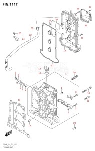 05004F-710001 (2017) 50hp E01-Gen. Export 1 (DF50AVT  DF50AVTH) DF50A drawing CYLINDER HEAD (DF60AVTH:E01)