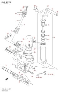 DF250Z From 25003Z-210001 (E03)  2012 drawing TRIM CYLINDER (DF250Z:E03:(X-TRANSOM,XX-TRANSOM))