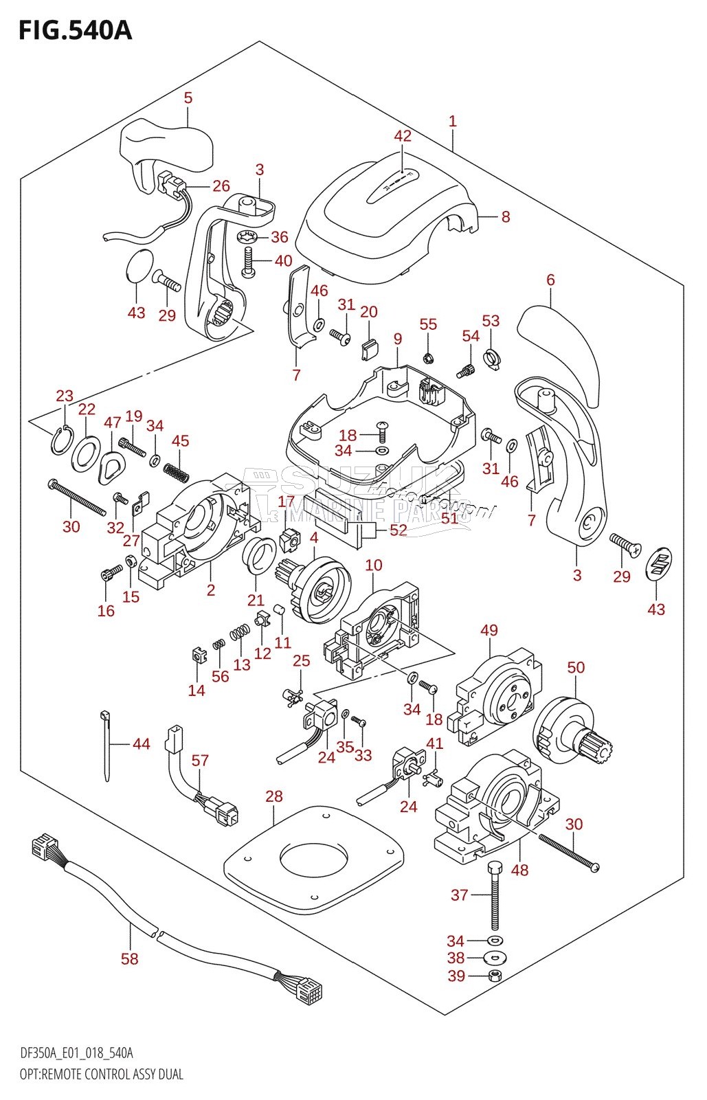 OPT:REMOTE CONTROL ASSY DUAL