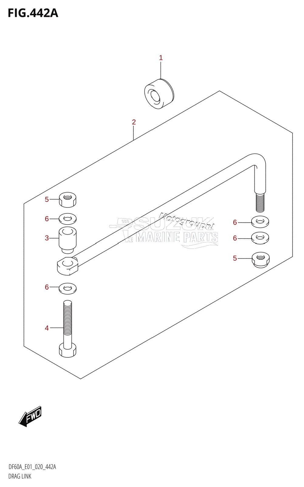 DRAG LINK (DF40A,DF40AST,DF50A,DF60A,DF60AVT,DF40ASVT)