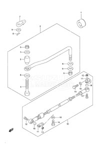 Outboard DF 115A drawing Drag Link