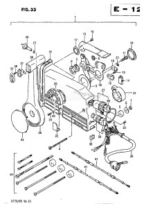 DT75 From 070501-60614 ()  1986 drawing REMOTE CONTROL