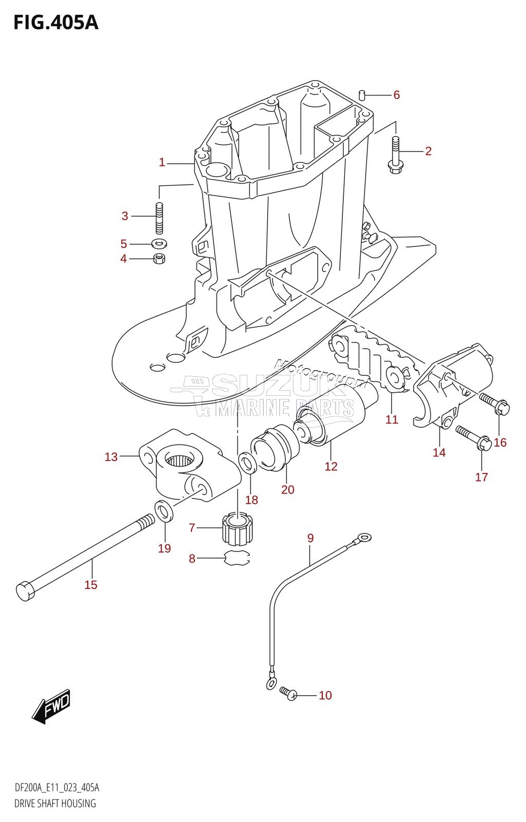 DRIVE SHAFT HOUSING