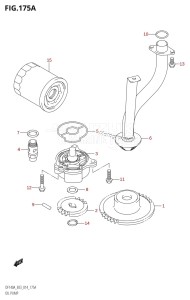 DF140AZ From 14003Z-410001 (E03)  2014 drawing OIL PUMP