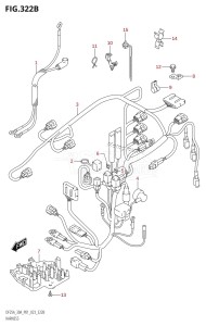 DF25A From 02504F-140001 (P01)  2021 drawing HARNESS (DF25AR,DF30AR)