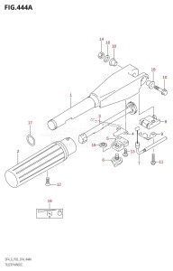 DF6 From 00602F-410001 (P03)  2014 drawing TILLER HANDLE