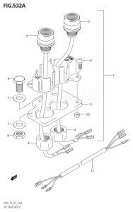 DF70 From 07001F-861001 (E01)  1998 drawing OPT:TRIM SWITCH (W,X,Y,K1,K2,K3,K4)