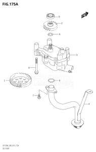 15002F-910001 (2019) 150hp E40-Costa Rica (DF150WT) DF150 drawing OIL PUMP