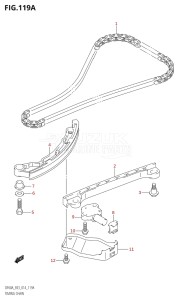 04003F-410001 (2014) 40hp E03-USA (DF40A) DF40A drawing TIMING CHAIN