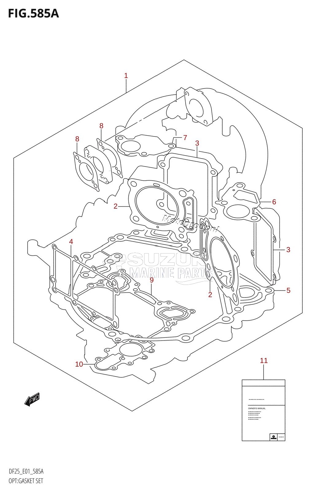 OPT:GASKET SET