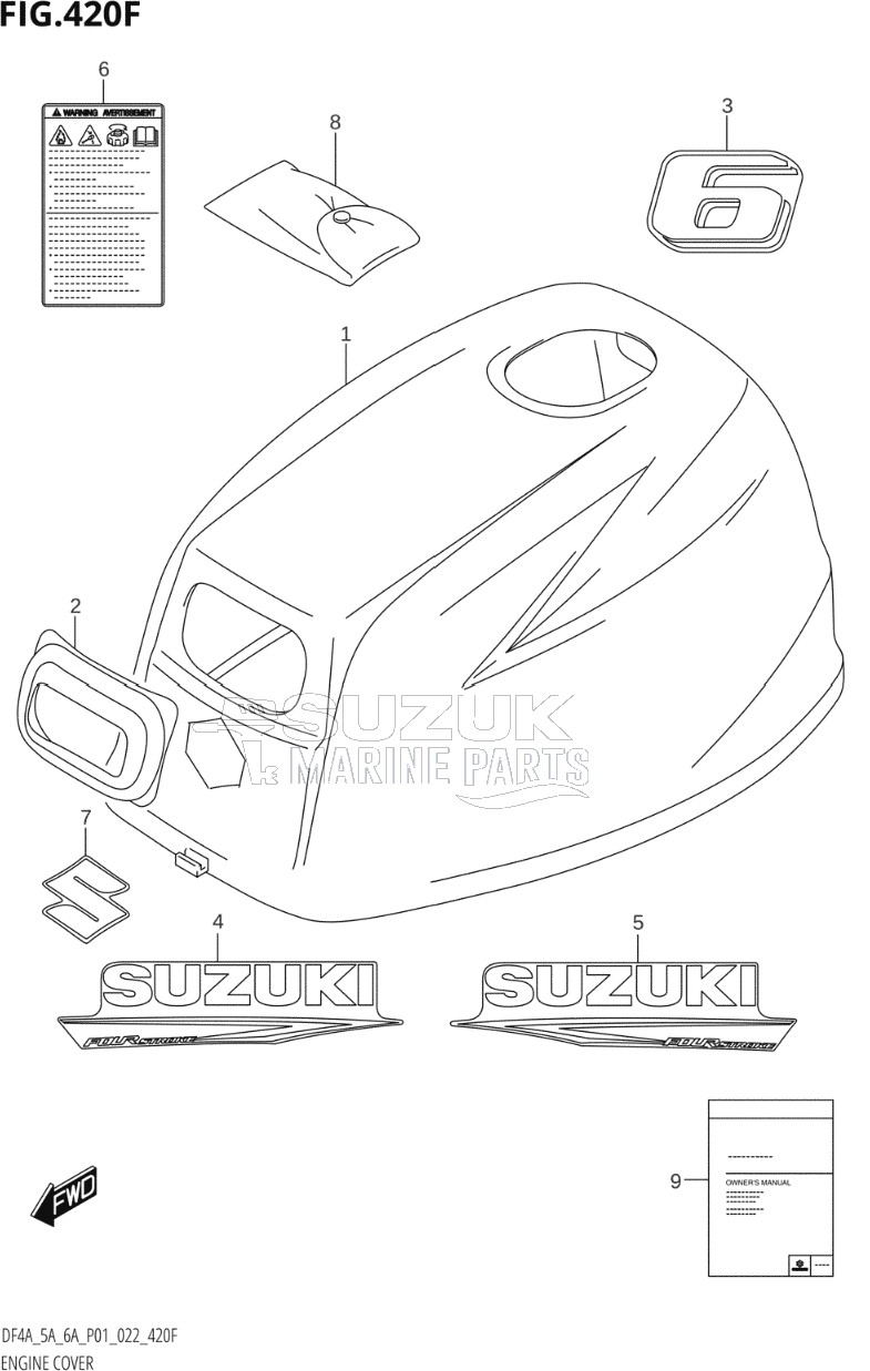 ENGINE COVER (DF6A:(021,022))