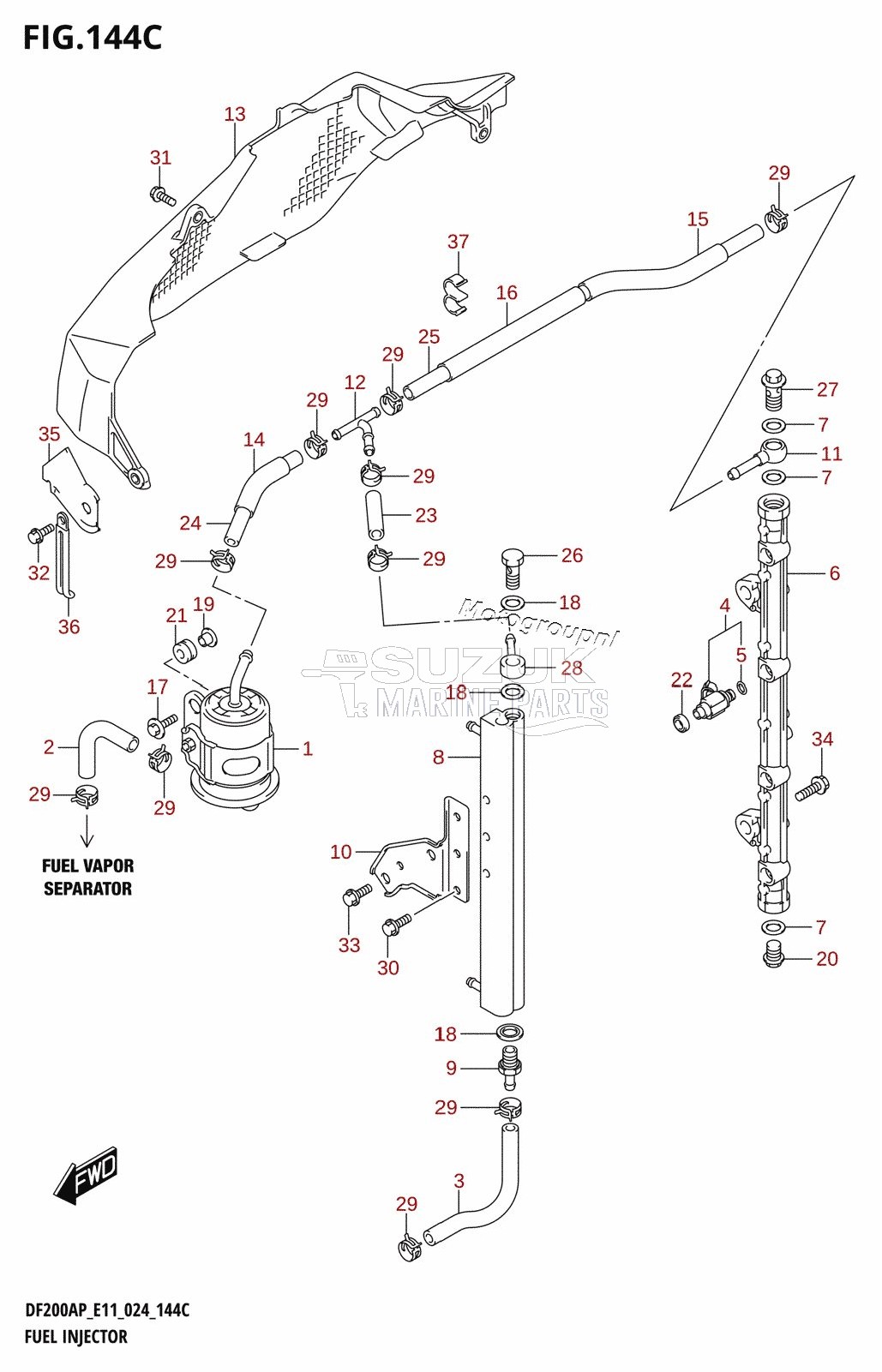 FUEL INJECTOR (E40)