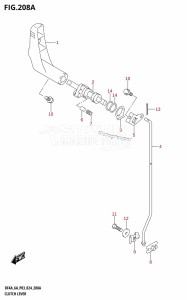 DF6A From 00603F-440001 (P03 )  2024 drawing CLUTCH LEVER