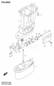 DF50A From 05003F-210001 (E01)  2012 drawing DRIVE SHAFT HOUSING (DF60A:E40)