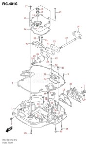 DF225T From 22503F-610001 (E01 E40)  2016 drawing ENGINE HOLDER (DF225Z:E01)